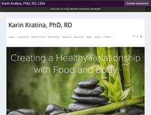 Tablet Screenshot of eatingwisdom.com